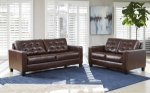 Picture of Genuine leather Loveseat