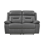 Picture of Genuine Leather Reclining Love Seat