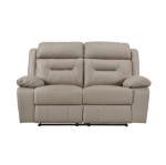 Picture of Genuine Leather Reclining Love Seat