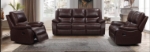 Picture of Genuine Leather Reclining Sofa