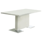 Picture of 63" White High Gloss Dining Table