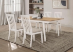 Picture of 70.75" Off White Wood Dining Table