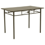 Picture of 5-piece Rectangular Dining Table Set Silver/Dark Bronze