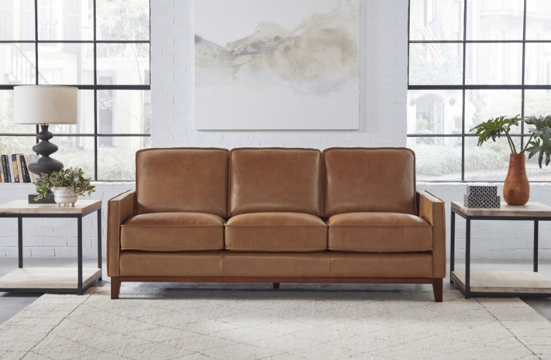 Picture of Top Grain Genuine Leather Sofa