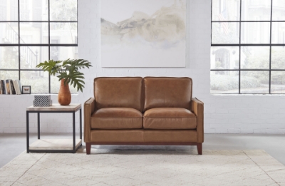 Picture of Top Grain Genuine Leather Loveseat