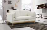 Picture of Linen Textured Fabric Loveseat VS-340-41