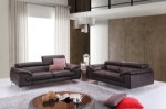 Picture of Genuine Leather Sofa and Loveseat