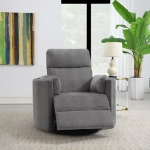 Picture of Leather Recliner W/Swivel and Glider