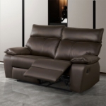 Picture of Genuine Leather Manual Reclining Sofa, Loveseat and Chair