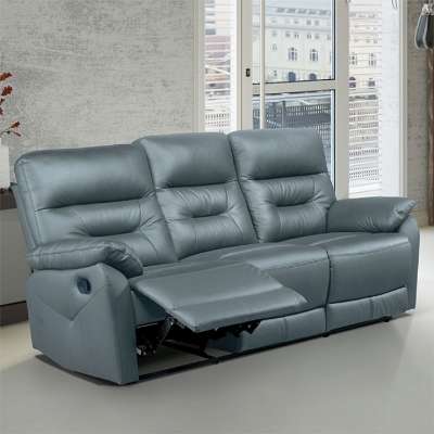 Picture of Genuine Leather Manual Reclining Sofa