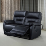 Picture of Genuine Leather Manual Reclining Loveseat