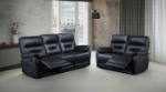 Picture of Genuine Leather Manual Reclining Loveseat