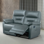 Picture of Genuine Leather Manual Reclining Loveseat