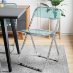 Picture of Acrylic Folding Chair With Metal Frame