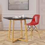 Picture of Modern Dining Chair Molded Side Chair with Base