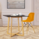 Picture of Modern Dining Chair Molded Side Chair with Base