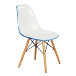 Picture of Modern Dining Chair Molded Side Chair with Base