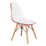 Picture of Modern Dining Chair Molded Side Chair with Base