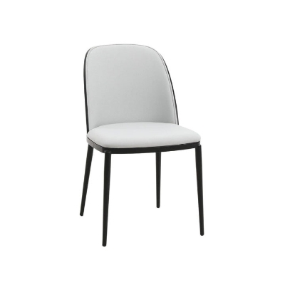 Picture of Dining Side Chair with Upholstered Seat and Powder-Coated Steel Frame