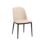 Picture of Dining Side Chair with Upholstered Seat and Powder-Coated Steel Frame