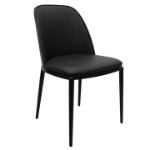 Picture of Dining Side Chair with Upholstered Seat and Powder-Coated Steel Frame