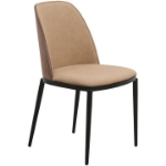 Picture of Dining Side Chair with Upholstered Seat and Powder-Coated Steel Frame