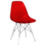 Picture of Modern Dining Chair Molded Side Chair with Base