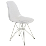 Picture of Modern Dining Chair Molded Side Chair with Base