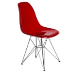 Picture of Modern Dining Chair Molded Side Chair with Base