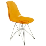 Picture of Modern Dining Chair Molded Side Chair with Base