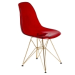 Picture of Modern Dining Chair Molded Side Chair with Base