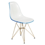 Picture of Modern Dining Chair Molded Side Chair with Base