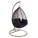 Picture of Two-Person Seater Hanging Swing Chair with Teardrop Design