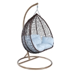 Picture of Two-Person Seater Hanging Swing Chair with Teardrop Design