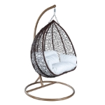 Picture of Two-Person Seater Hanging Swing Chair with Teardrop Design