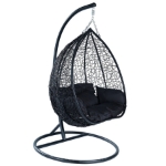 Picture of Two-Person Seater Hanging Swing Chair with Teardrop Design