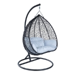 Picture of Two-Person Seater Hanging Swing Chair with Teardrop Design