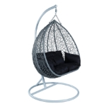 Picture of Two-Person Seater Hanging Swing Chair with Teardrop Design