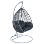 Picture of Two-Person Seater Hanging Swing Chair with Teardrop Design