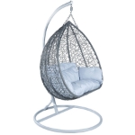 Picture of Two-Person Seater Hanging Swing Chair with Teardrop Design