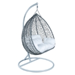 Picture of Two-Person Seater Hanging Swing Chair with Teardrop Design