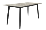 Picture of 55"/62"/71" Dining Table with a Rectangular Glass/Stone Tabletop in Steel