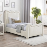 Picture of Fabric Upholstered Twin Bed