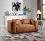 Picture of Leather Upholstered Loveseat