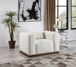 Picture of Leather Upholstered Accent Chair