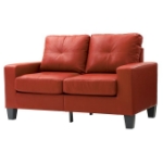 Picture of Faux Leather Loveseat