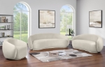 Picture of Velvet Upholstered Sofa, Loveseat and Chair