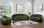 Picture of Velvet Upholstered Sofa, Loveseat and Chair