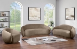 Picture of Velvet Upholstered Sofa, Loveseat and Chair