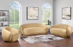 Picture of Velvet Upholstered Sofa, Loveseat and Chair